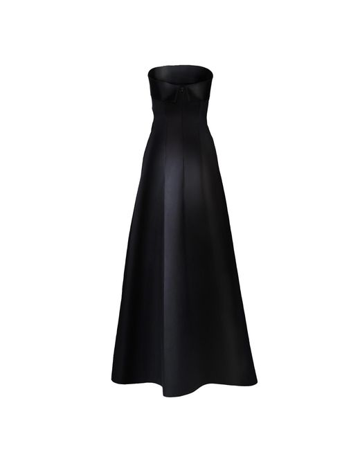 Anse Victorin Black Irena Silk Dress