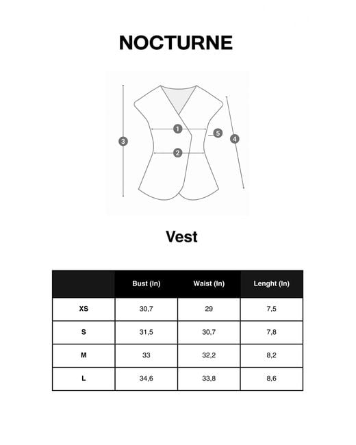Nocturne Blue Halter Neck Denim Vest
