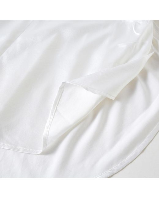 Soft Strokes Silk White Pure Mulberry Silk Petal Camisole, V Neck Spaghetti Strap Silk Charmeuse