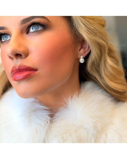 Stephanie Browne Australia White Margot Earrings