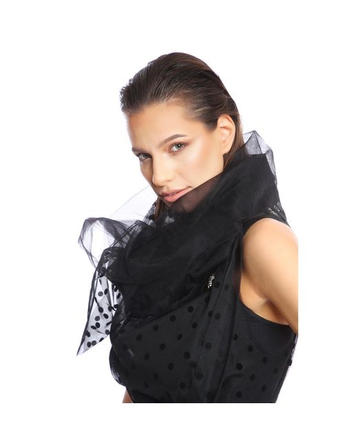 Silvia Serban Black Tulle Vest