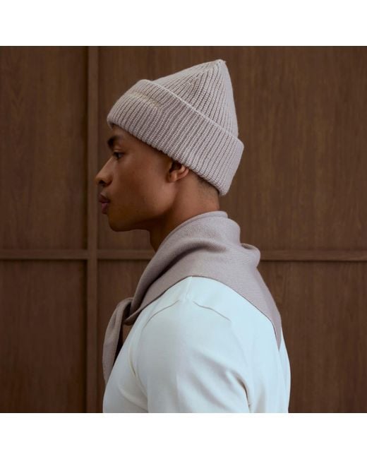Arctic Fox & Co. Natural Neutrals Embroidered Merino Wool Beanie