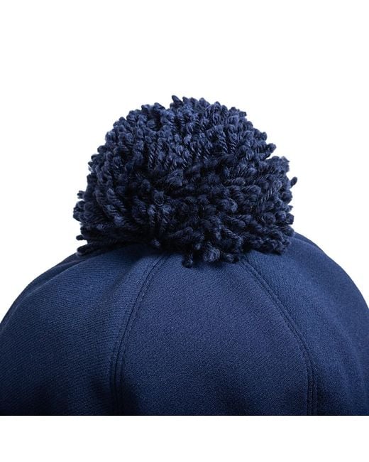 DORIA 1905 Blue Soft Brushed Crepe Puffy Beanie