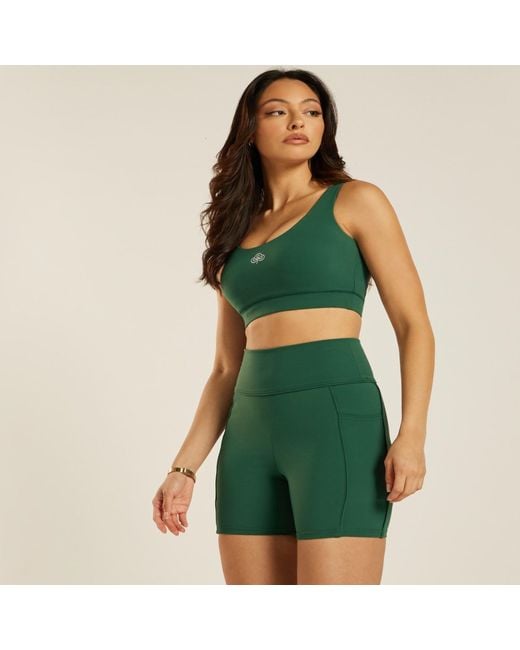Be Athletica Green Be One Eighty Cycling Shorts
