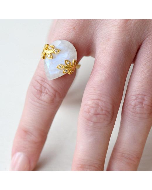 GEM BAZAAR Metallic Lace Ring