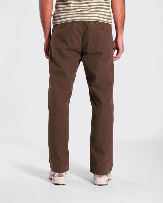 Far Afield Brown House Trouser for men