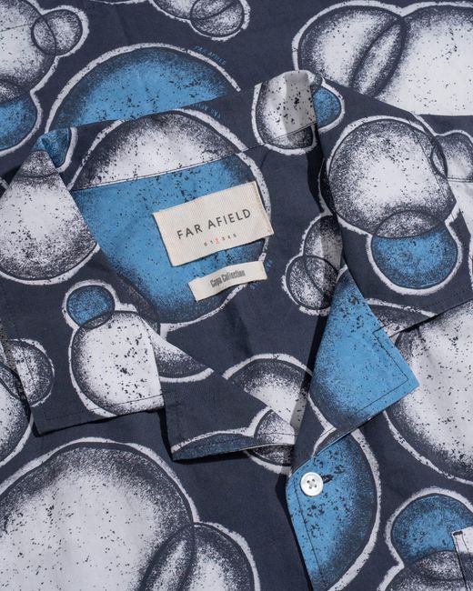 Far Afield Blue Christopher Shirt for men