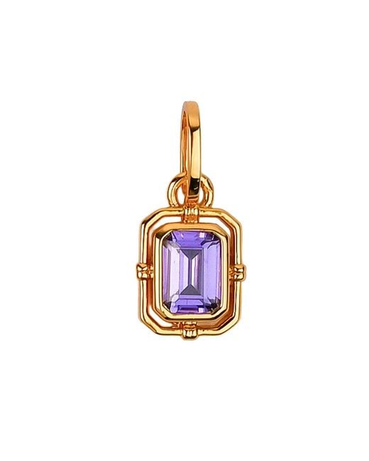 Zynnia Collective Blue February/ Amethyst Birthstone Charm