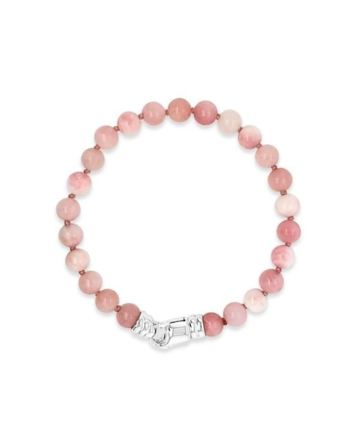 Lutiro Pink Jade Bracelet