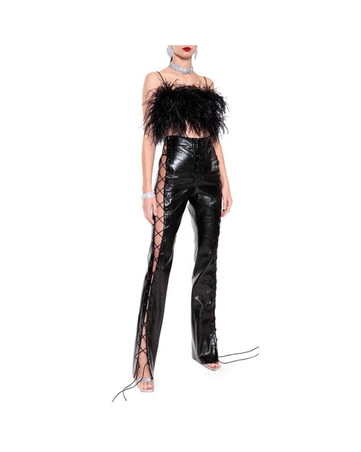 AGGI by HALEWSKI Black Jo Rich Vegan Leather Pants
