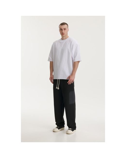 mysimplicated Black Offset Sweatpants W for men