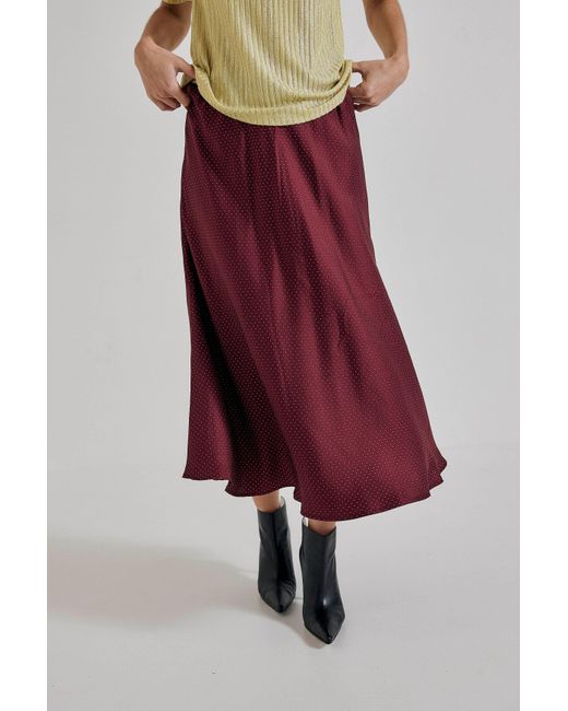 Lindsay Nicholas New York Red Duchess Skirt
