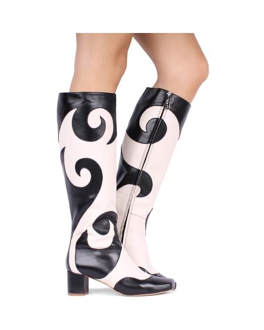 Terry De Havilland Black Val Waves Boot