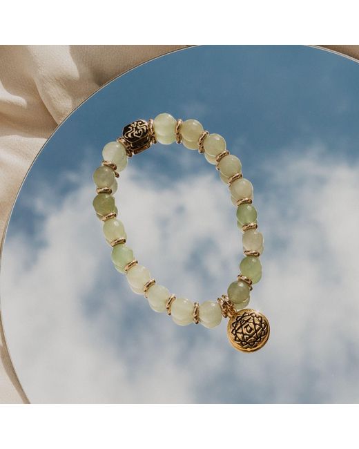 Seven Saints Metallic Heart Chakra Activation Aventurine Bracelet
