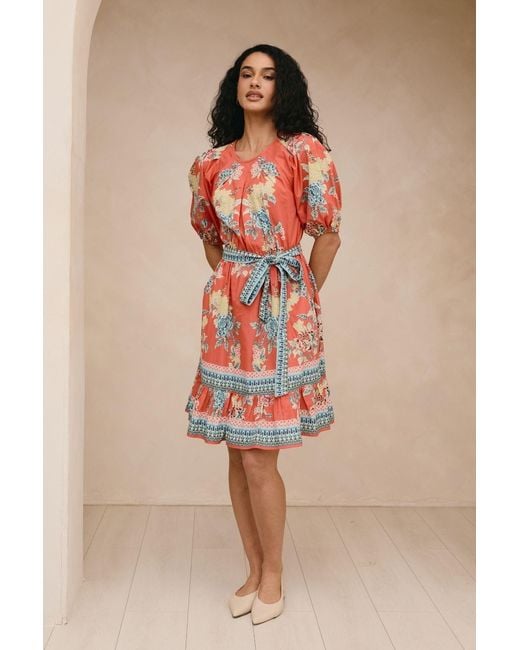 Raishma Red Petula Dress