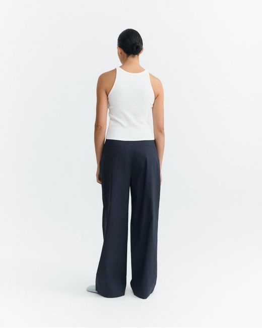 Thinking Mu White Halter Blurry Cherry Halter Top Harriet