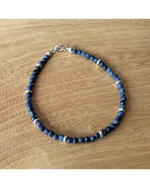 Herself Collections Blue 14K Starry Sapphire Bracelet