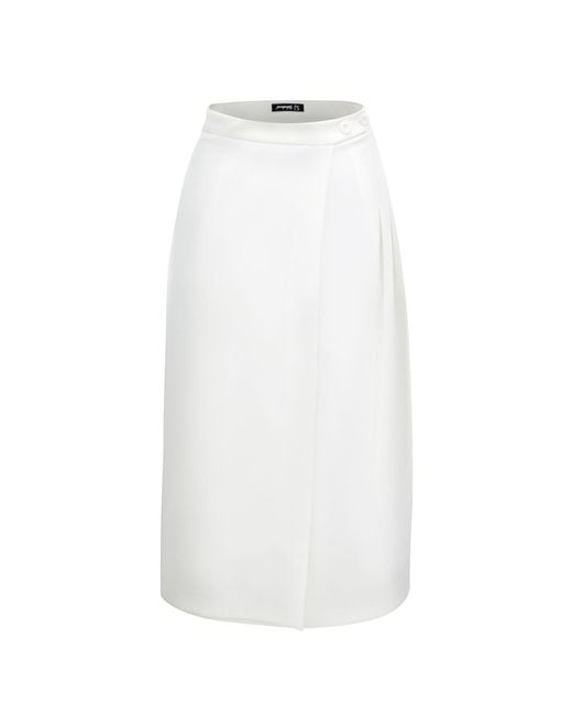 Smart and Joy White Wallet Skirt