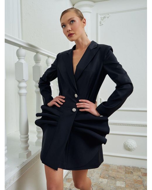 Lumina Eligma Black The Alien Blazer Dress