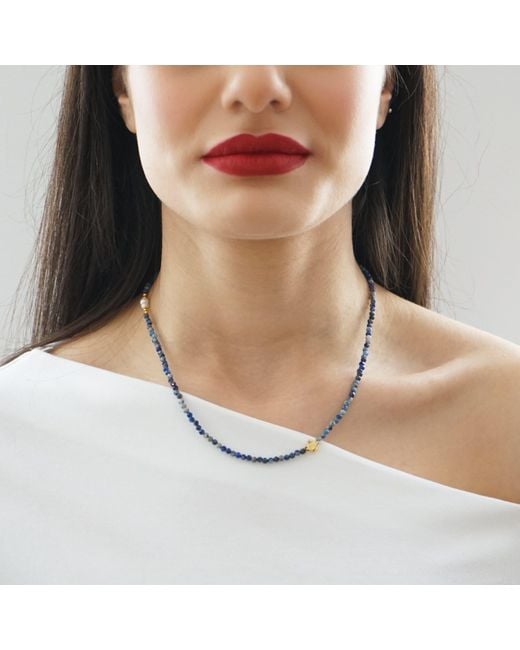 Smilla Brav Blue Turtle Necklace Ada