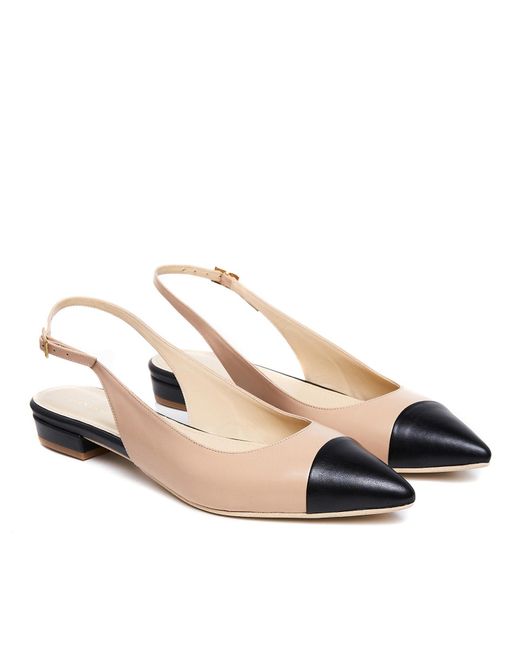 Ginissima Natural Neutrals Nude Alice Slingback Flats