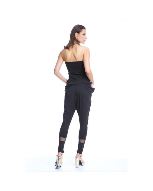 Silvia Serban Black Jumpsuit Pants