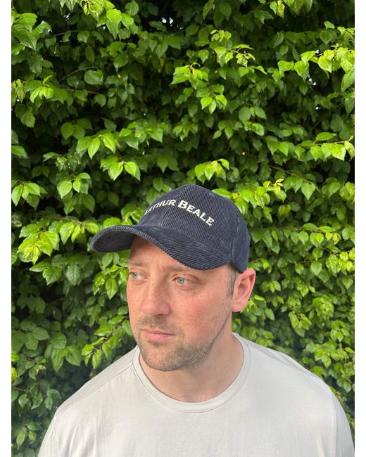 Arthur Beale Blue Cord Sailing Cap for men