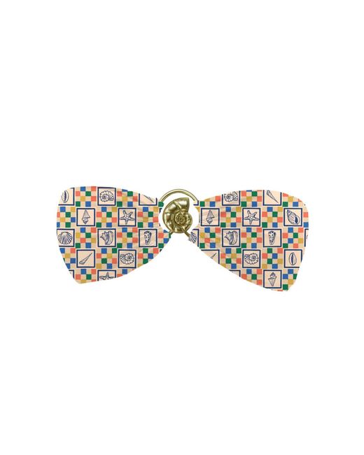 Blackbough Swim Multicolor Shelby Bandeau Top Conch Crush