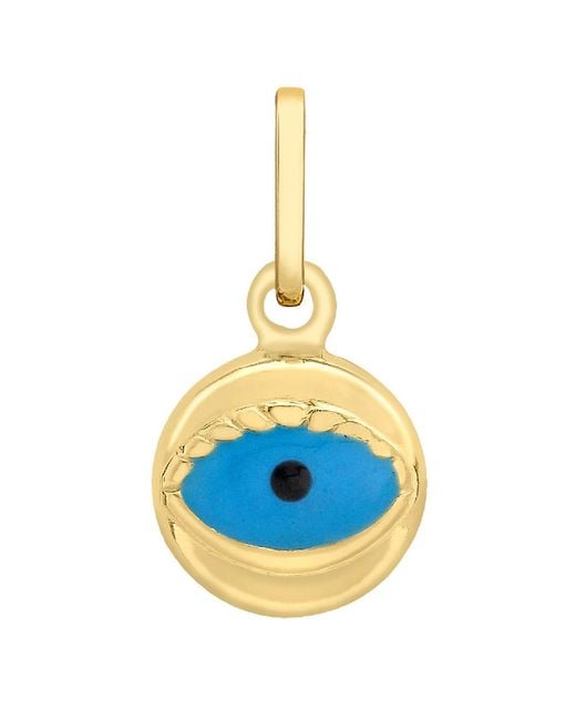 Posh Totty Designs Metallic 9Ct Mini Evil Eye Necklace