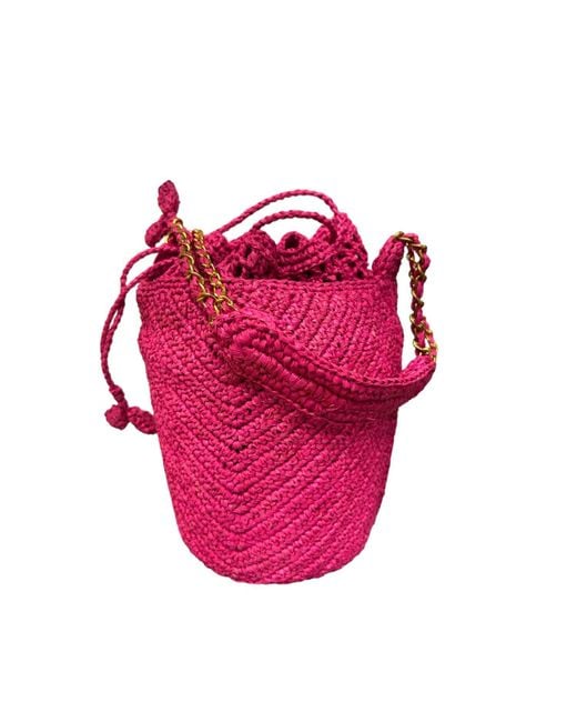 Zanatany Concepts Pink Buckety Bag