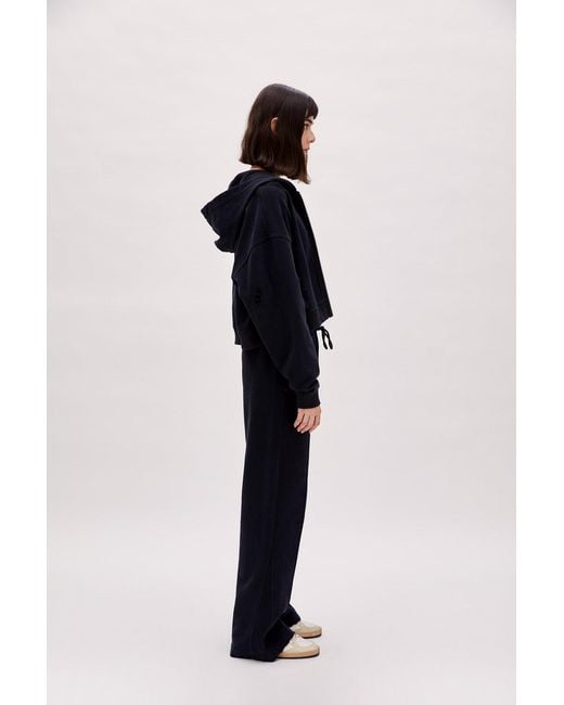 Pcfg Black Destroyed Zip Up Hoodie