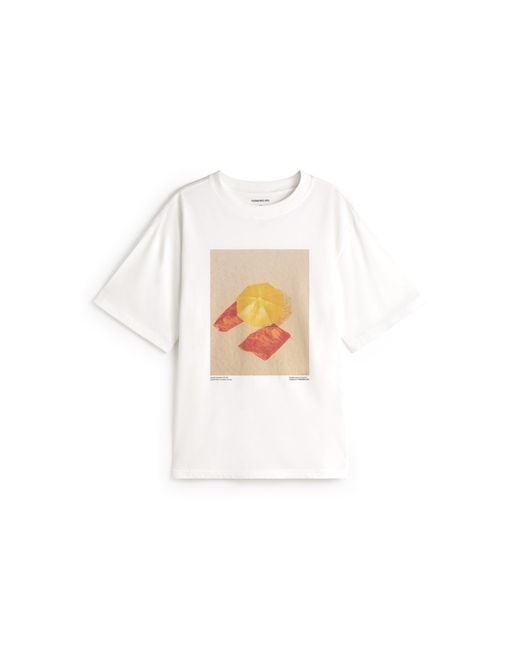 Thinking Mu White Yosigo Eric Oversize T-Shirt for men