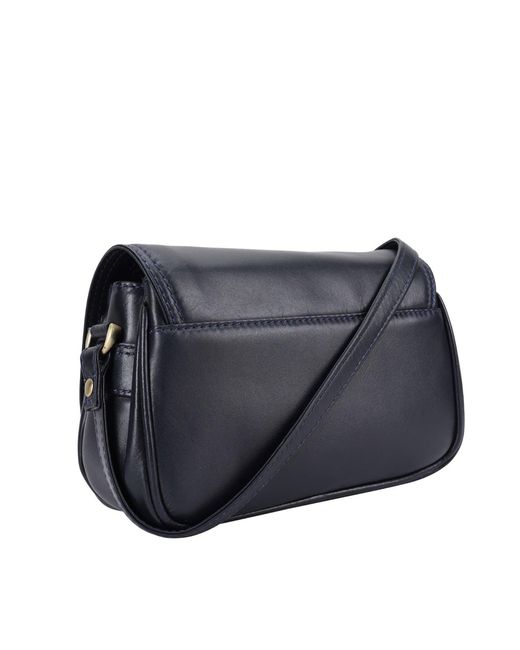 Lloyd Baker Blue Amritsar Leather Crossbody Bag