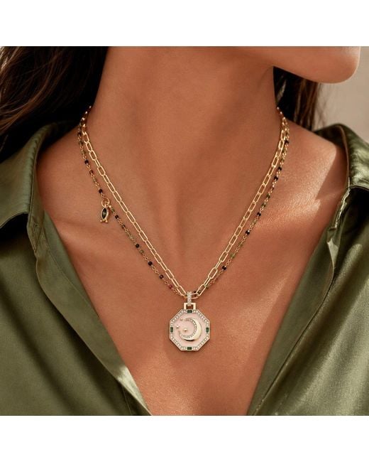 Persia Dona Jewelry Metallic Twinkle Star Moon Necklace