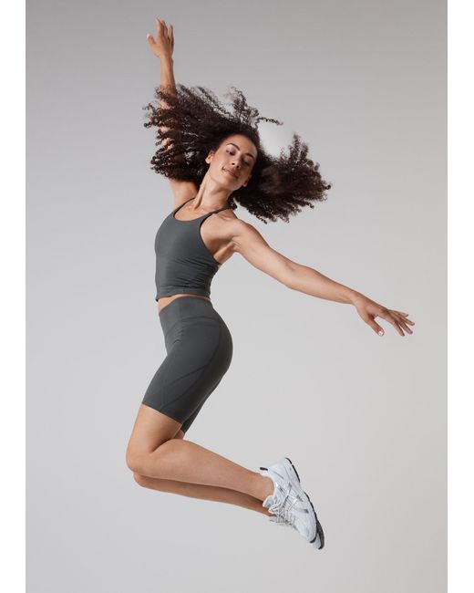 VIEREN Gray Higher Power Shorts