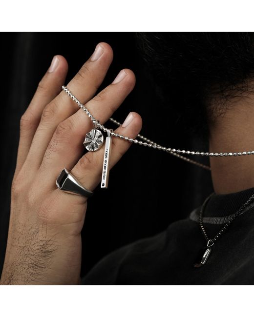 The Jewelz Black Pulse Onyx Signet Ring for men