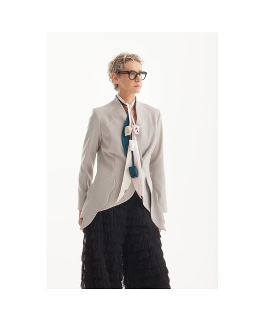 Julia Allert Metallic Versatile Transformable Handmade Tie-Belt Dark