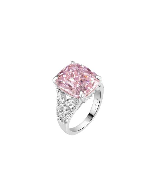 Arte Madrid Pink Gemma Cathedral Ring