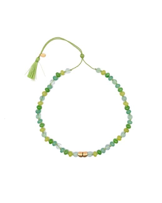 Après Youth Green 'Spud' Beaded Friendship Necklace