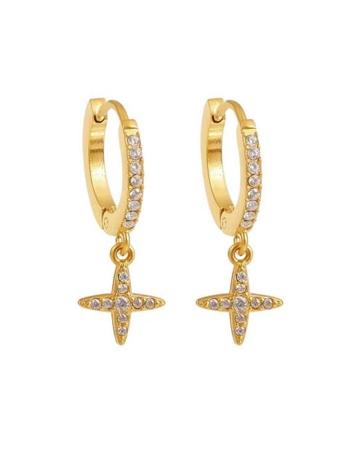 Evie Jewelry Metallic Striker Huggie Hoop Earrings