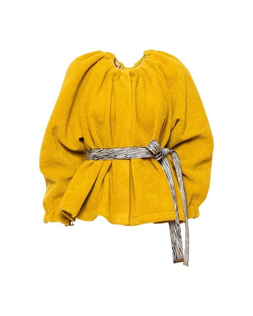 ARTISTA Yellow Sun Oversized Jacket