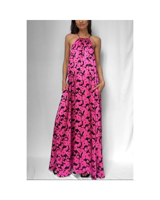 Alia Studio Purple Volupté Maxi Dress