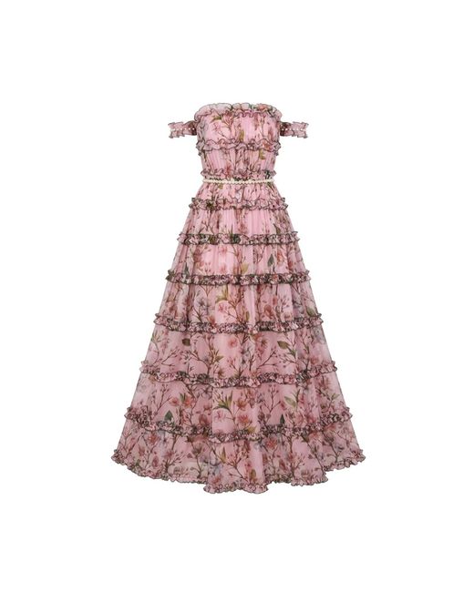 Nur Karaata Pink Sea Mist Dress