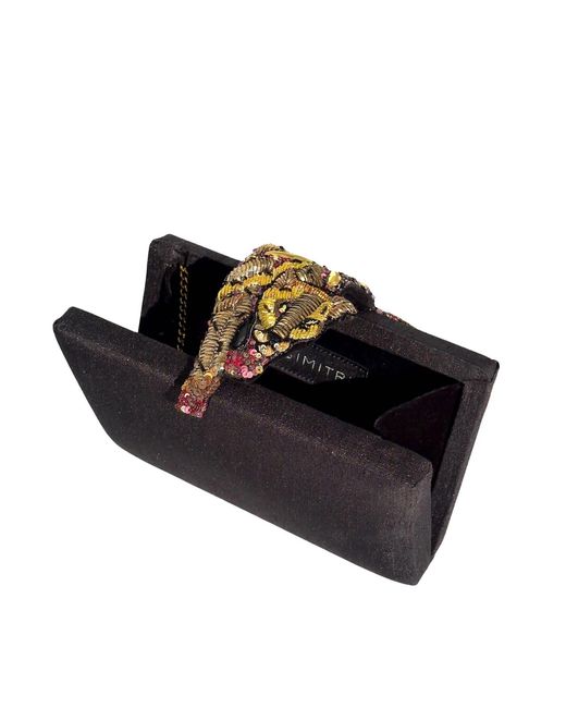 Simitri Black Onyx Raaka Clutch