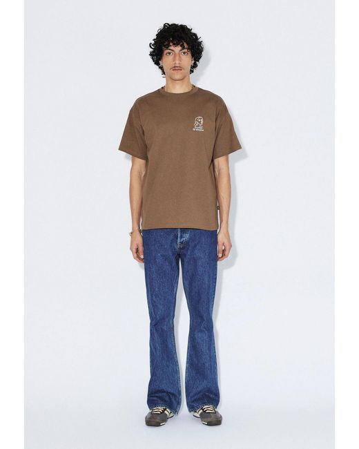 Dr. Denim Brown Trooper Tee for men