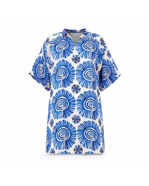 Casa Atelier by Ferdinando Fusco Blue Bali Cozy Dress