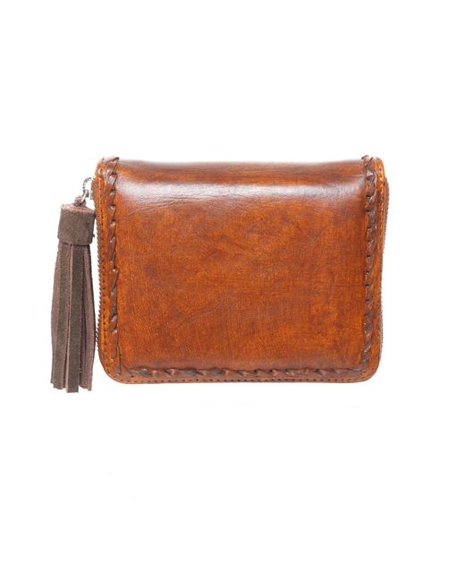 Jodi Lee Brown Hiawatha Mini Wallet Antique Medium