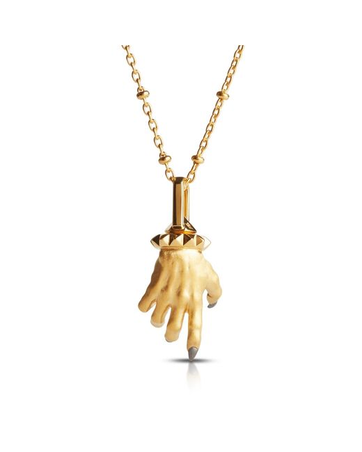 Kasun Metallic Hand Of The Protector Pendant for men