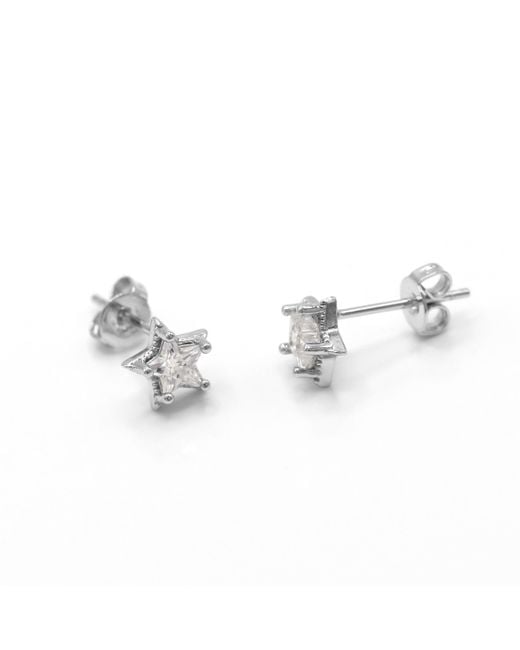 Luna Charles Metallic Brooke Star Stud Earrings