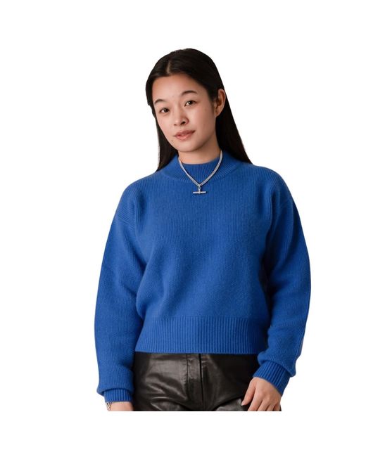 Porridge Knitwear Blue Cashmere Amy Jumper